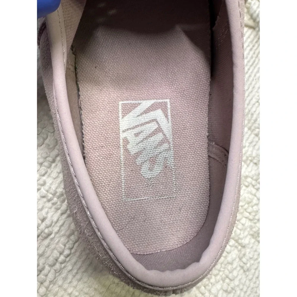 Vans Authentic Stacked Platform Sneakers Lavender Suede Women 7 Men 5.5